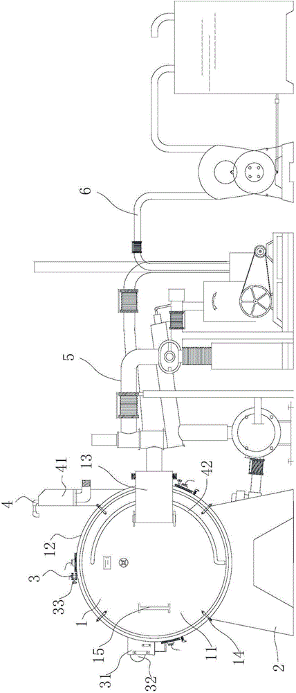 Vacuum degreasing sintering furnace