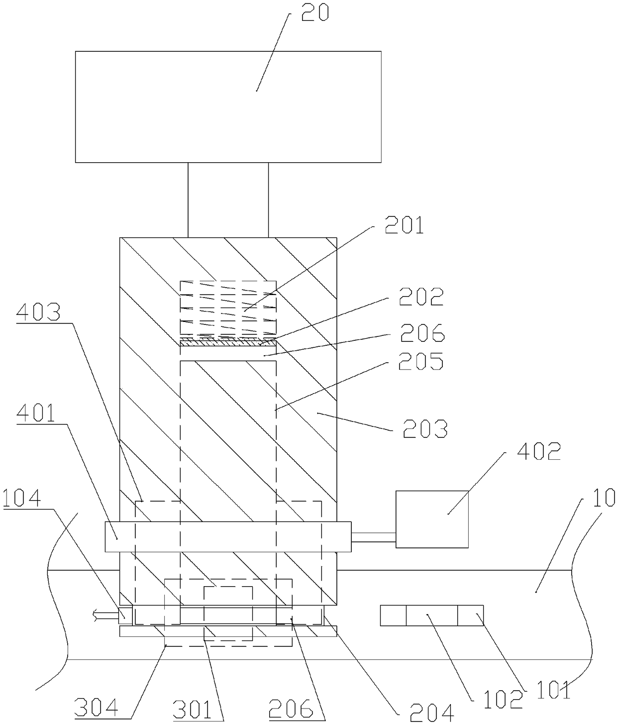 Equipment for installing head shell of battery