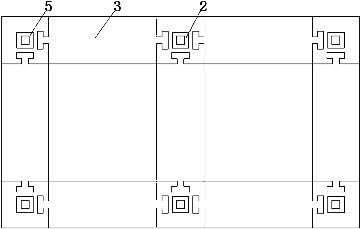 Supporting frame structure of rural earthquake-resistant building house