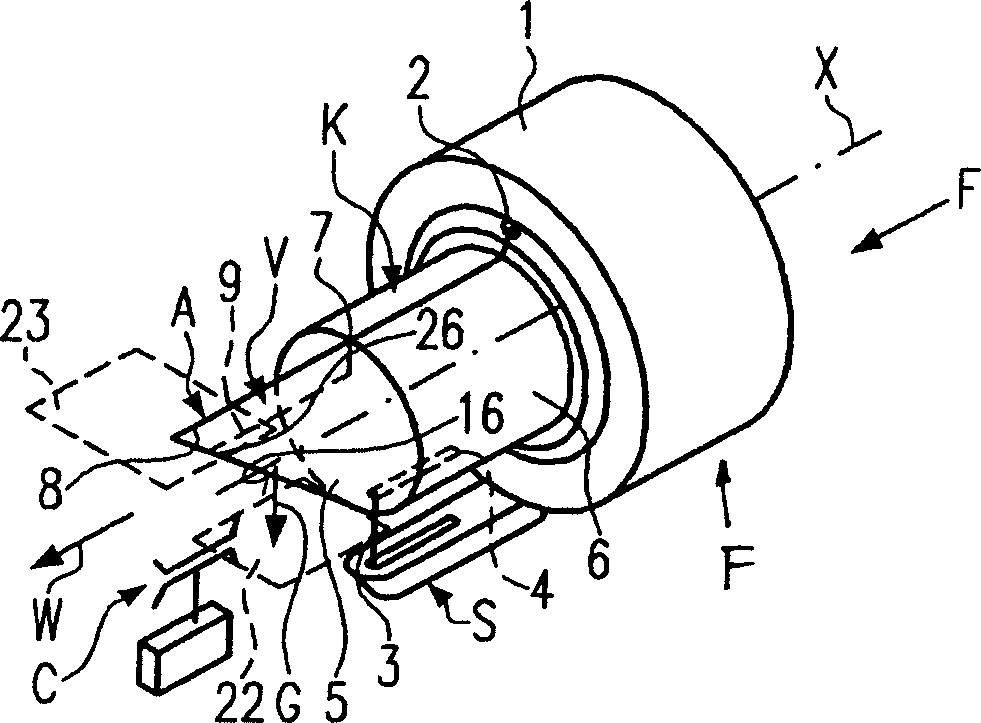 Thread-measuring feeding device