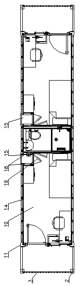 Container type house unit and modularized group building residential building