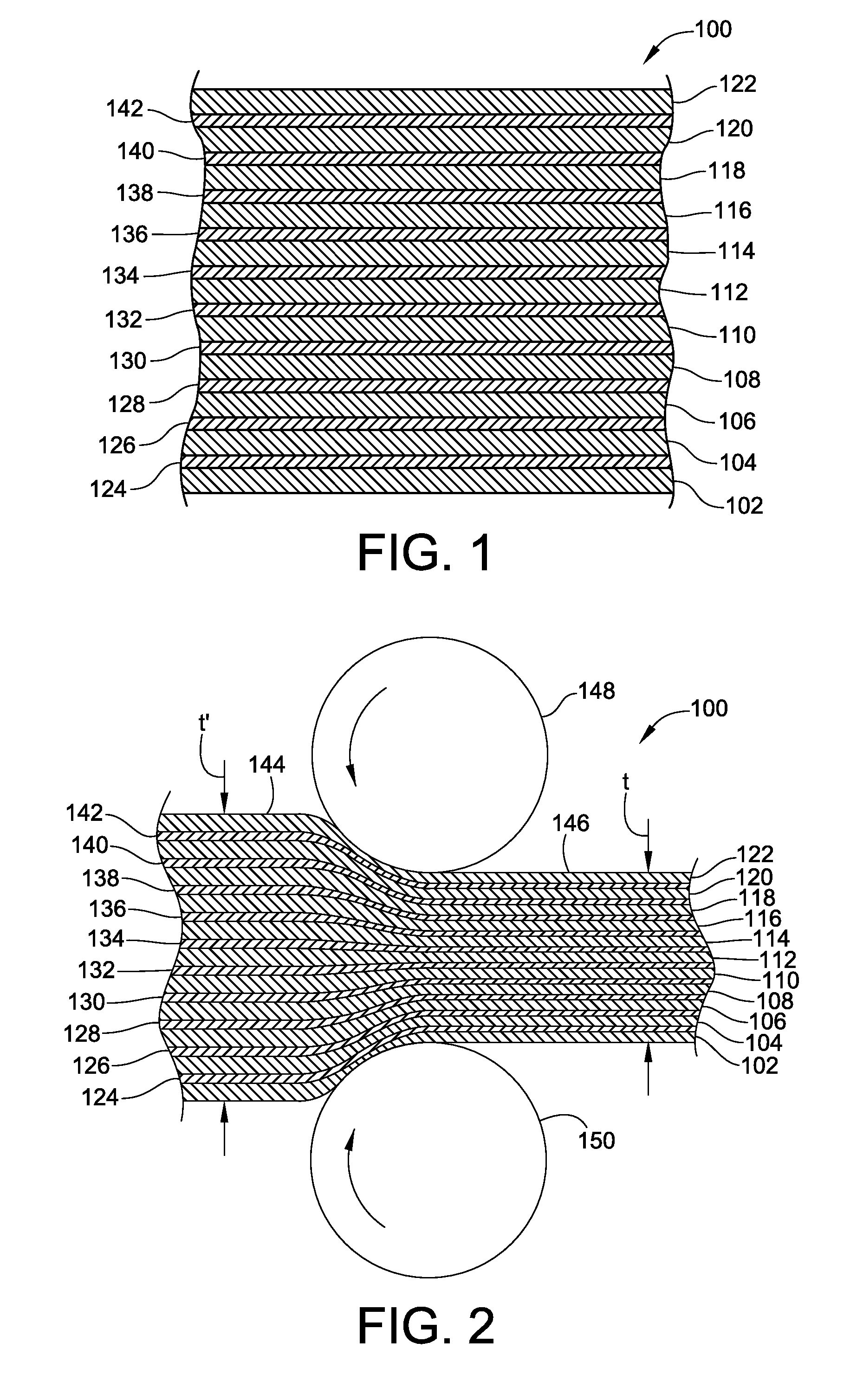 Compressed nanofiber composite media