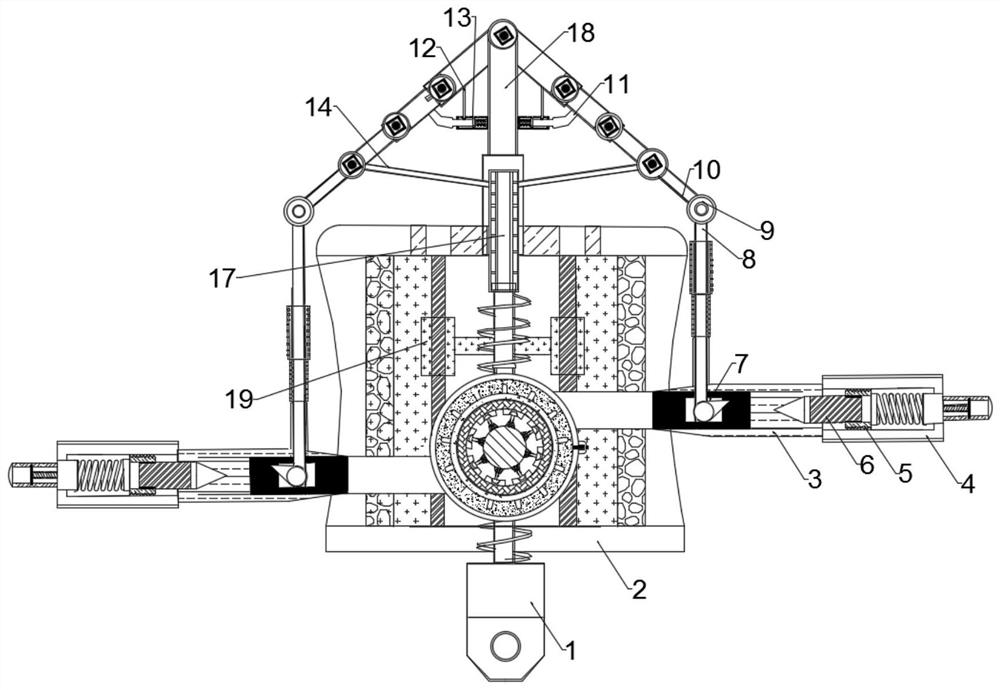 Device for carrying out environment-friendly treatment on haze by utilizing suction force