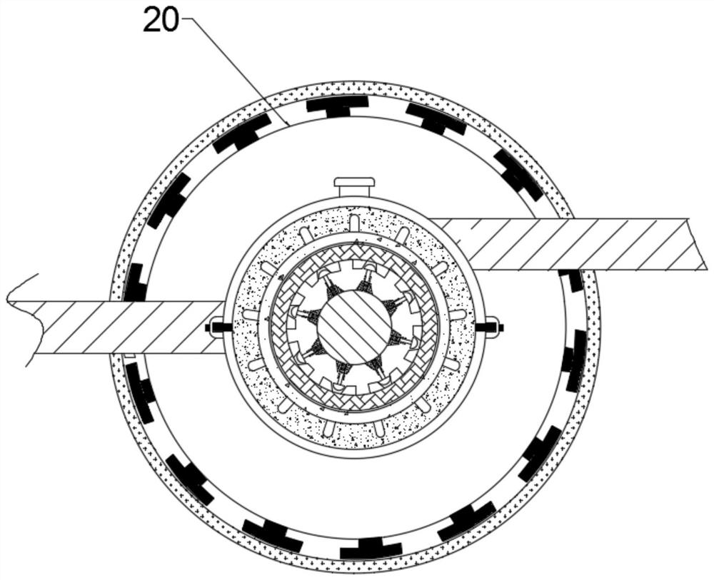 Device for carrying out environment-friendly treatment on haze by utilizing suction force