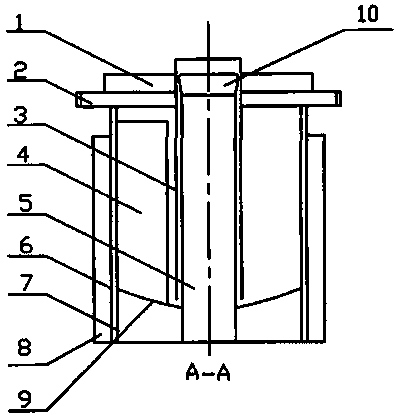 Packing box for granular food