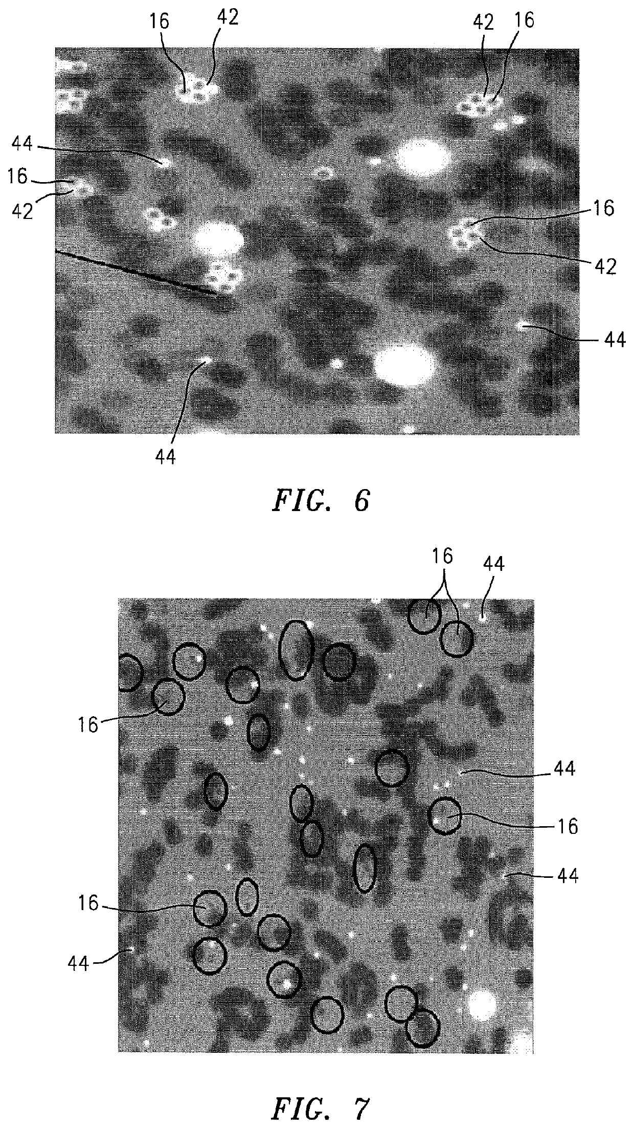 Biologic fluid sample analysis cartridge with non-reflective beads