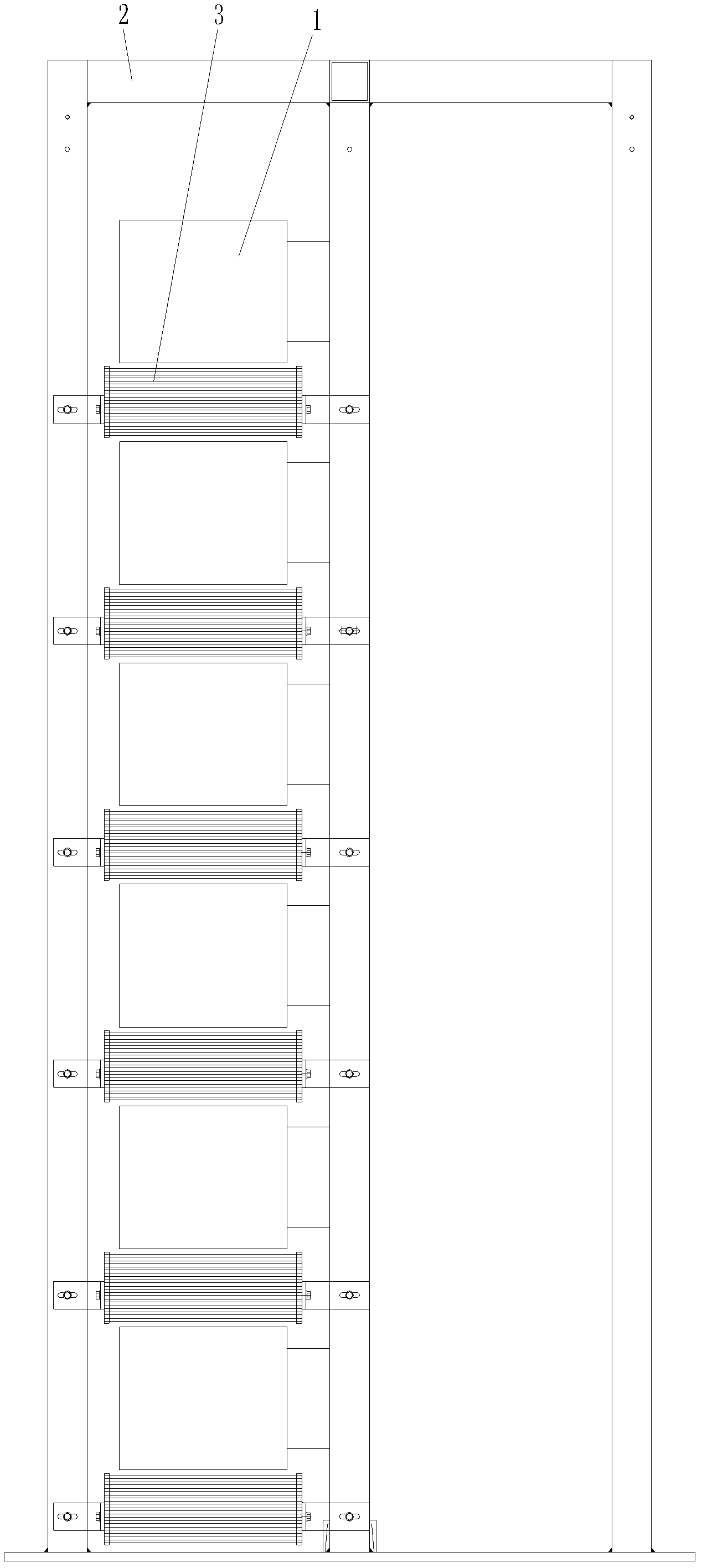 Multi-axial carbon fiber yarn zero-degree threading device