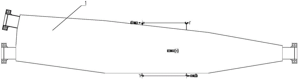 Hanging type track traffic switch structure and operation method