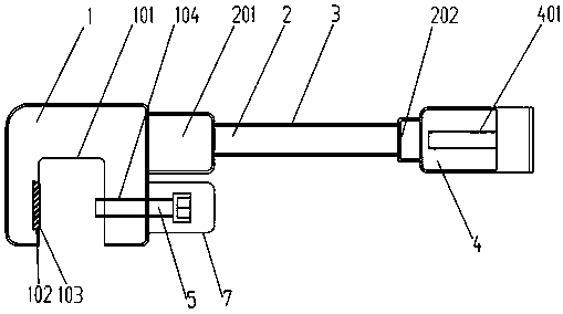 Low-voltage busbar clamp