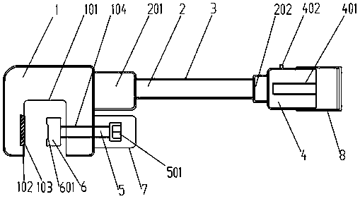 Low-voltage busbar clamp