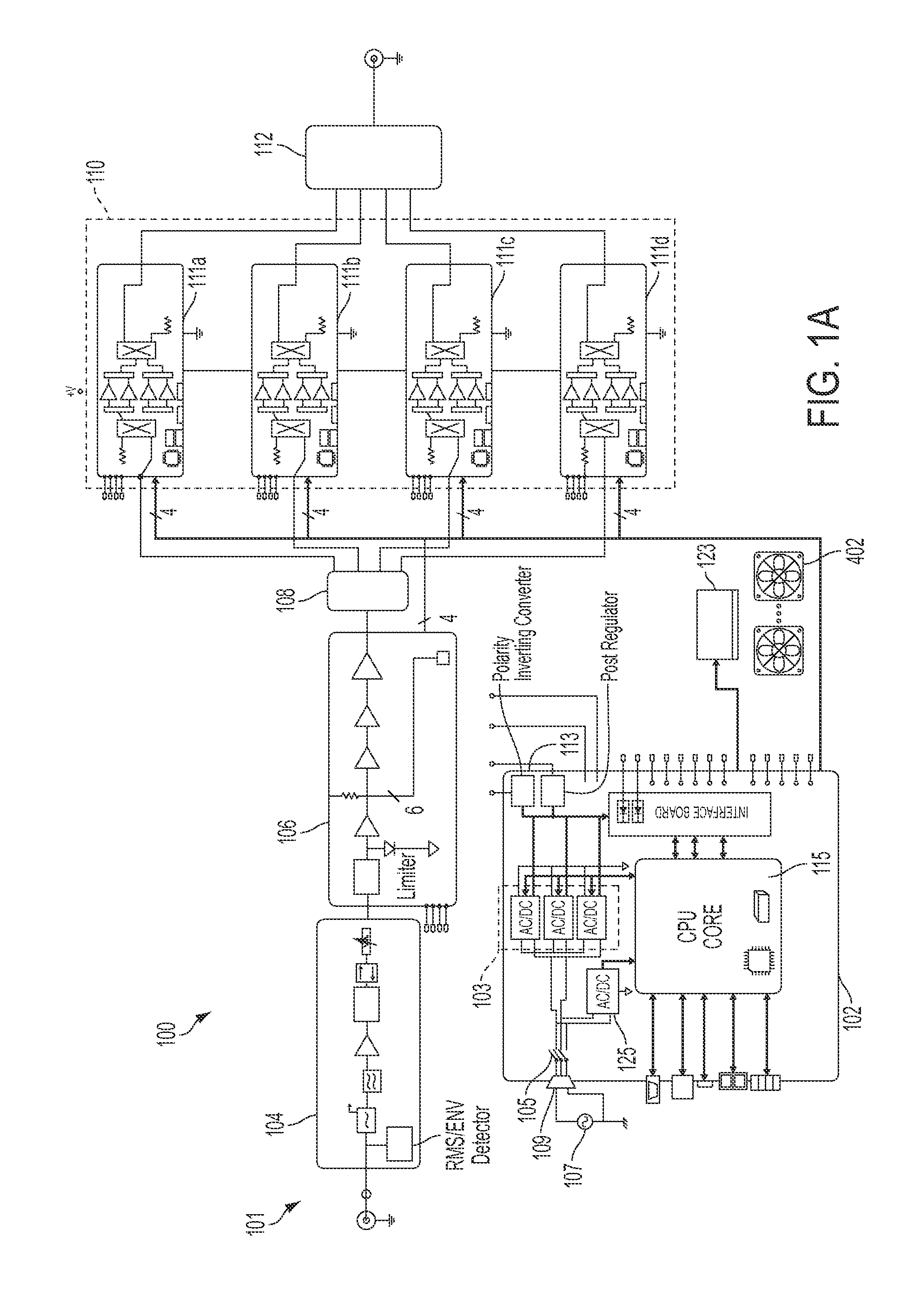 RF power amplifier and method of assembly for same