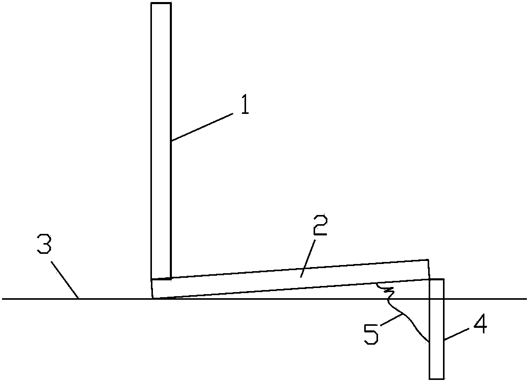 Novel self-elevation sand retaining plate