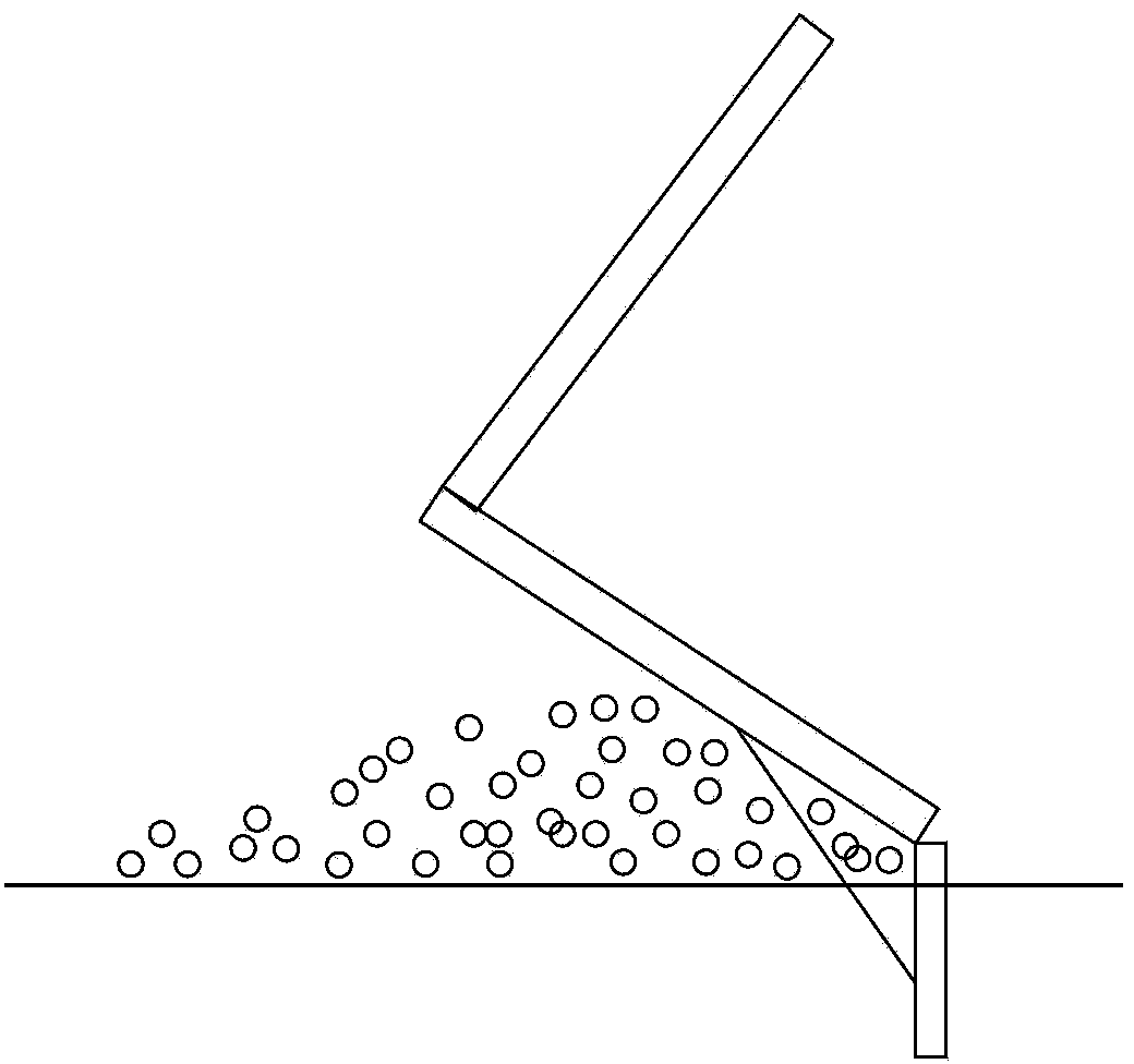 Novel self-elevation sand retaining plate