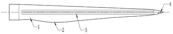 Method for monitoring production state and operation and maintenance state of wind power blade