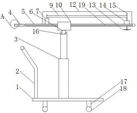 Garden trimming device convenient to use