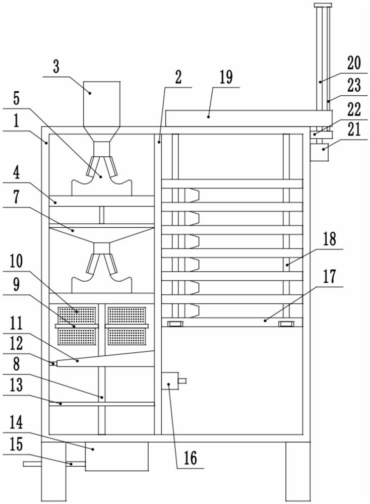 Wastewater treatment device for waterproof coating production