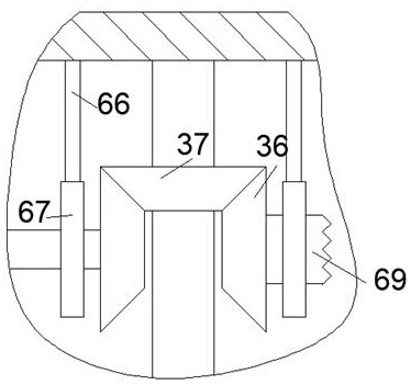 Rust removal and automatic shearing device of core wire