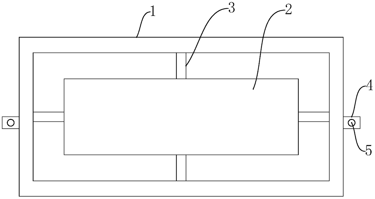 Computer hard disk shock absorbing device