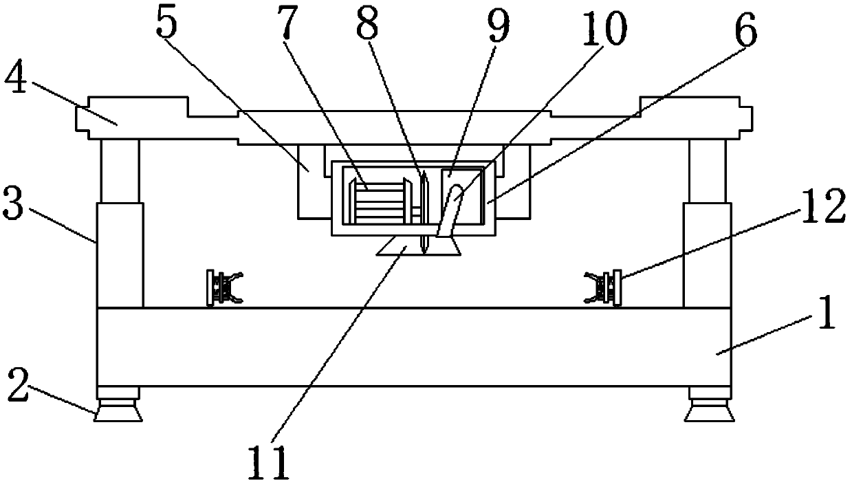 Automatic cutting device for aluminum profiles