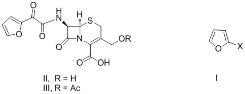 Preparation method of decarbamyl cefuroxime