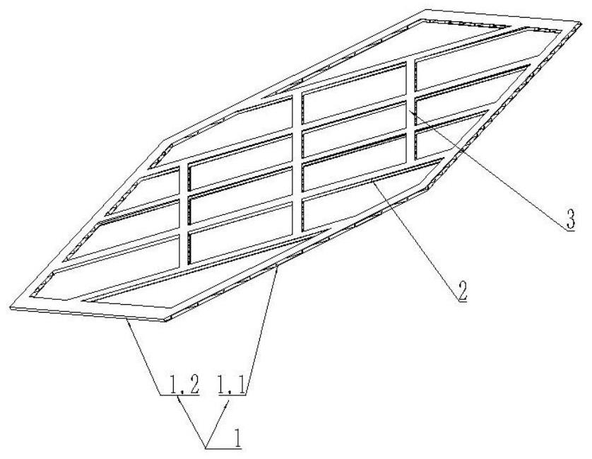 Hexagonal airflow plate for intelligent fresh air system, machining method of hexagonal airflow plate and heat exchange core