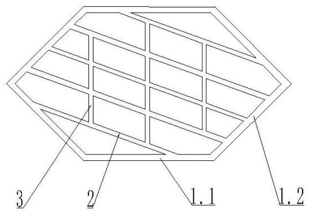 Hexagonal airflow plate for intelligent fresh air system, machining method of hexagonal airflow plate and heat exchange core