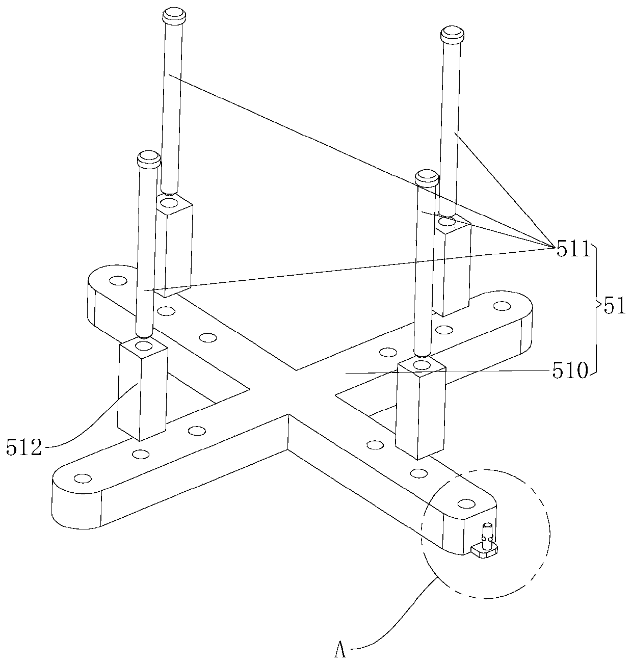 Work control method of steel frame anti-seismic detection equipment