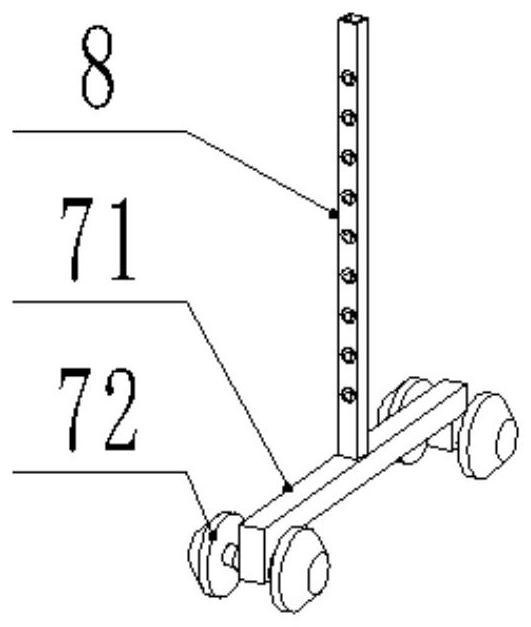 Hammer ball rotation extreme tension training device and using method