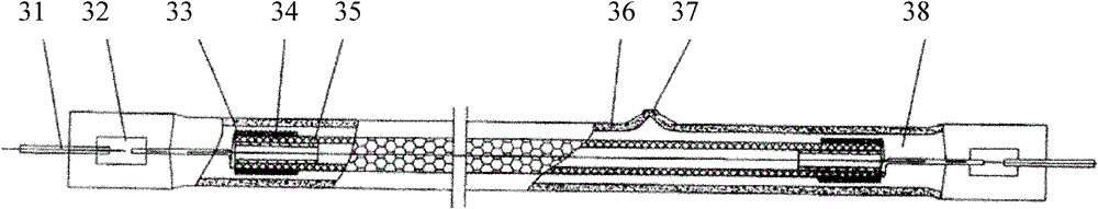 Carbon fiber tube preparing method and baking tube and microwave oven