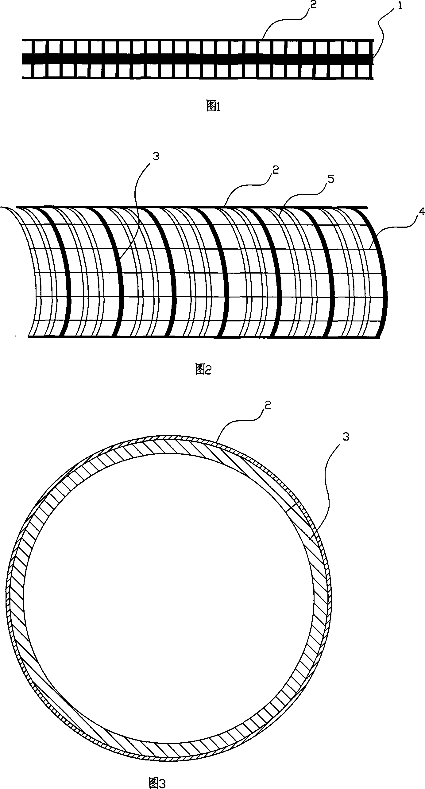 Vertical drainage channel pipe used for soft soil ground treatment