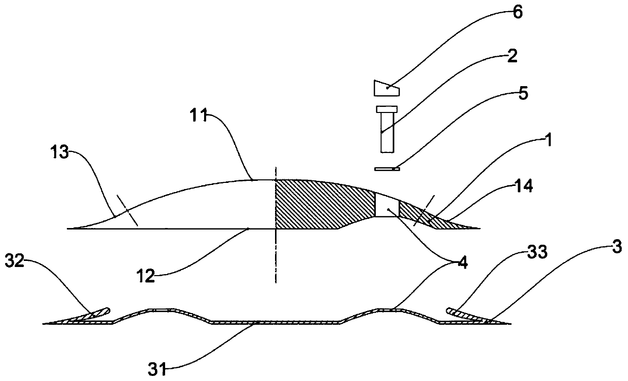 Rubber deceleration strip