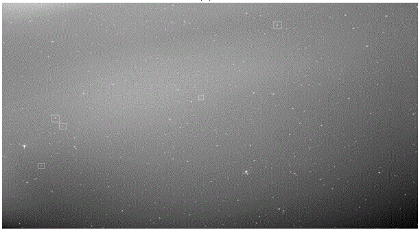 A method and device for enhancing weak and small targets based on difference