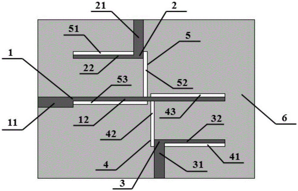 Wideband balun based on microstrip line-slot structure