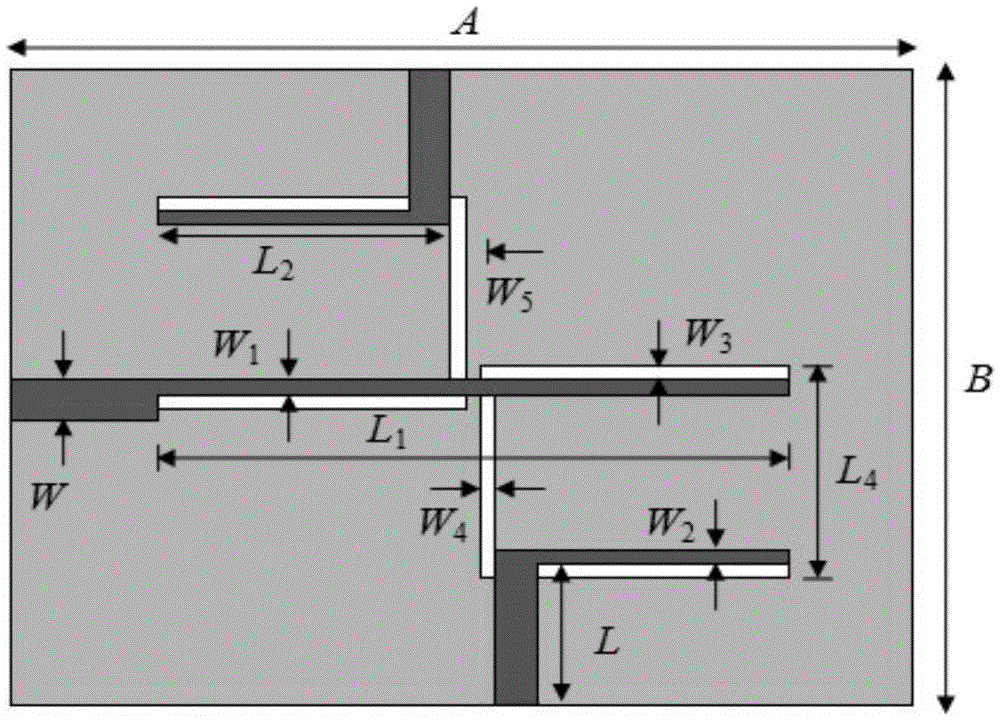 Wideband balun based on microstrip line-slot structure