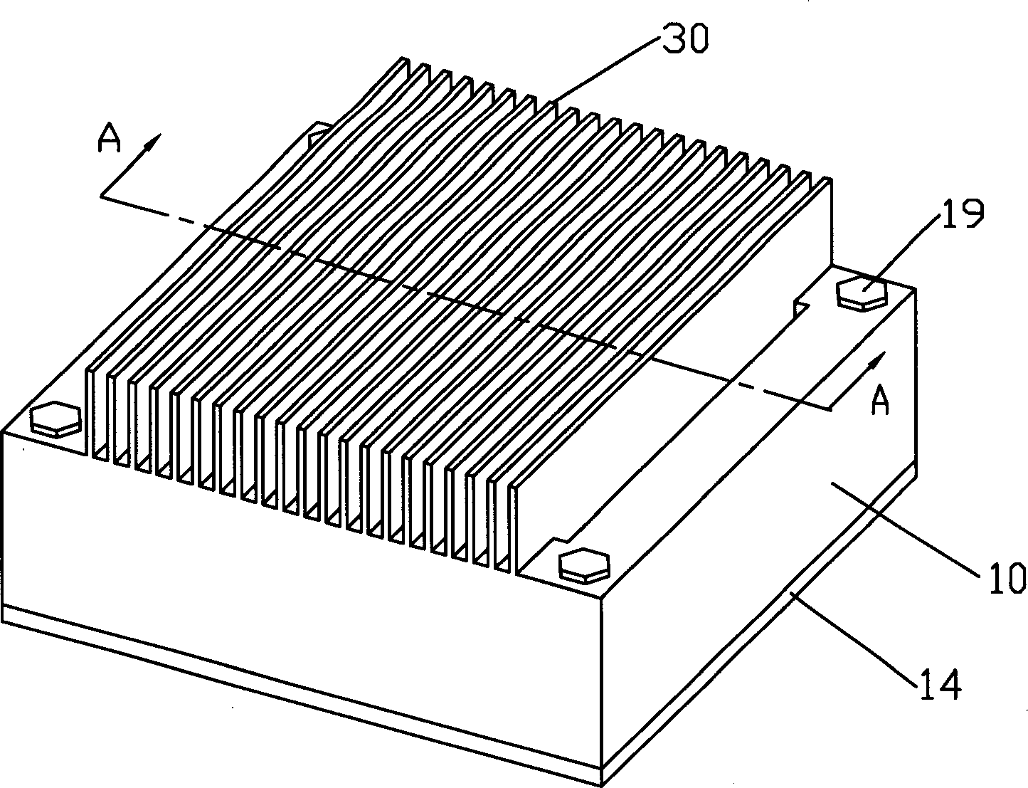 Boiling cavity type radiator