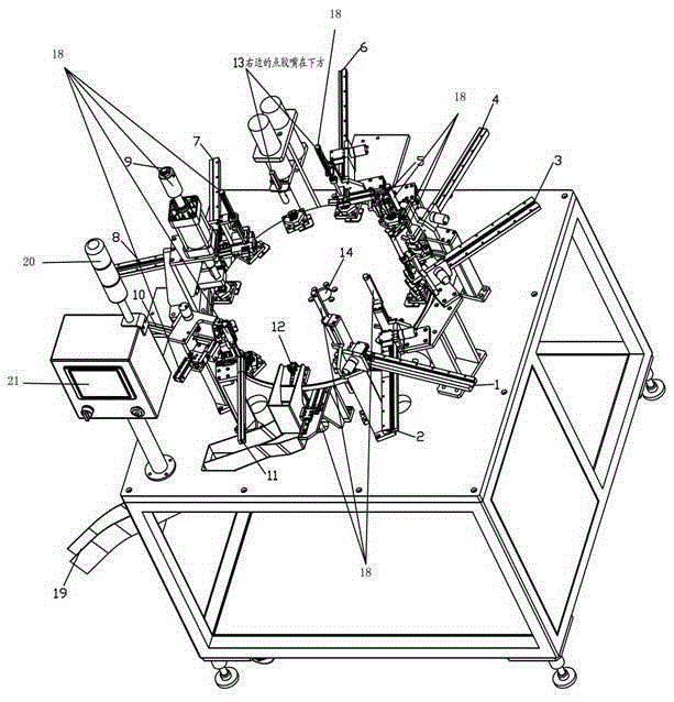 3D rocker potentiometer automatic assembly method and assembly machine