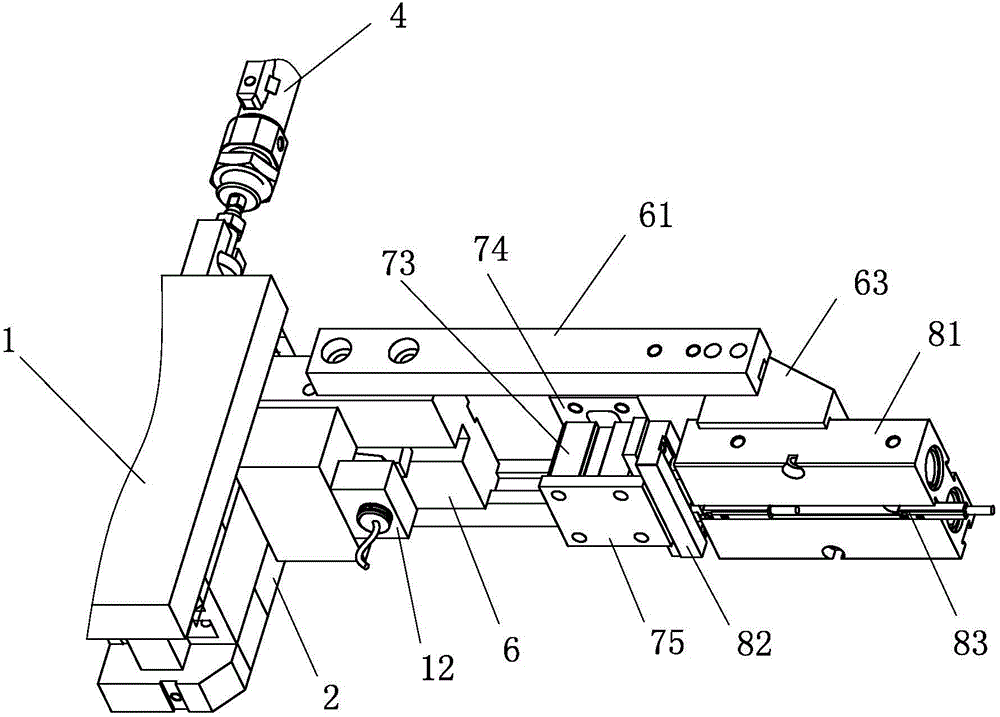 Sequential-production zipper H-shaped stopper assembling machine