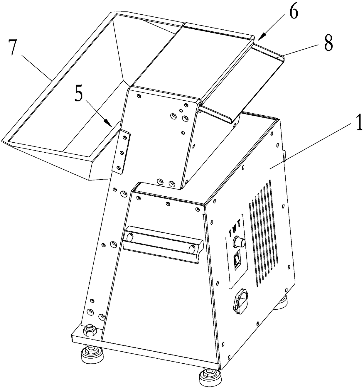 Rapid feeding mechanism of shaft workpiece