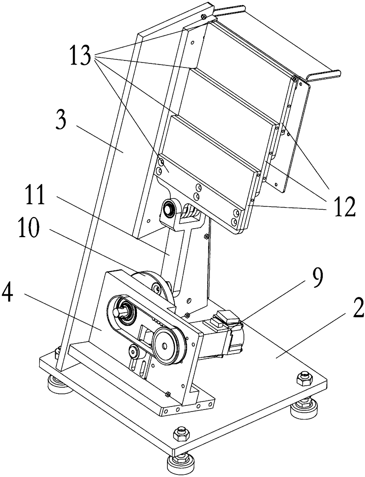 Rapid feeding mechanism of shaft workpiece