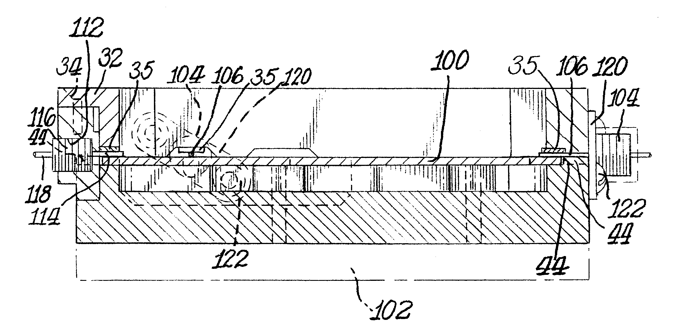 Printed circuit board testing module