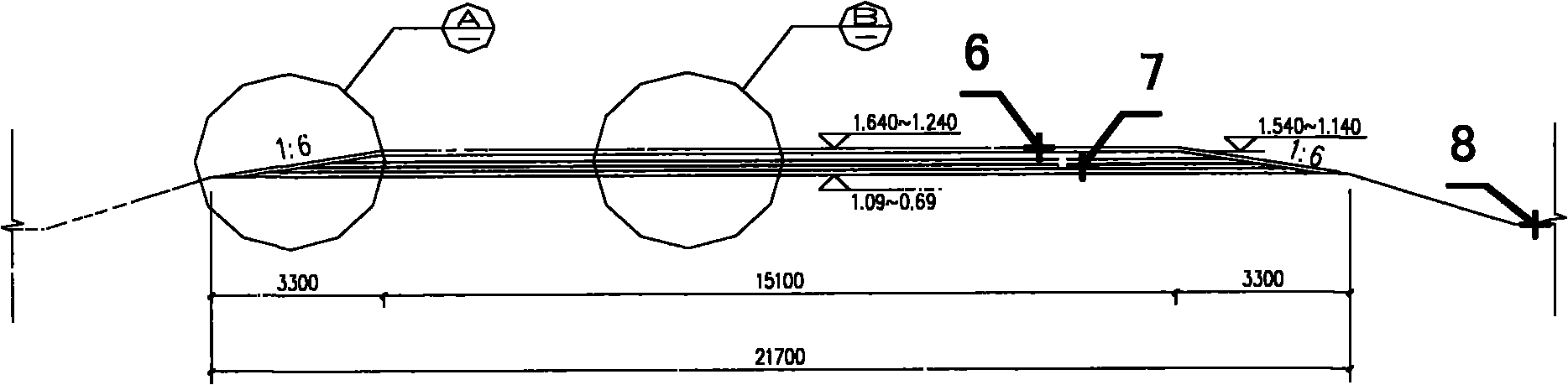 Method of artificial construction of root holes in wetland