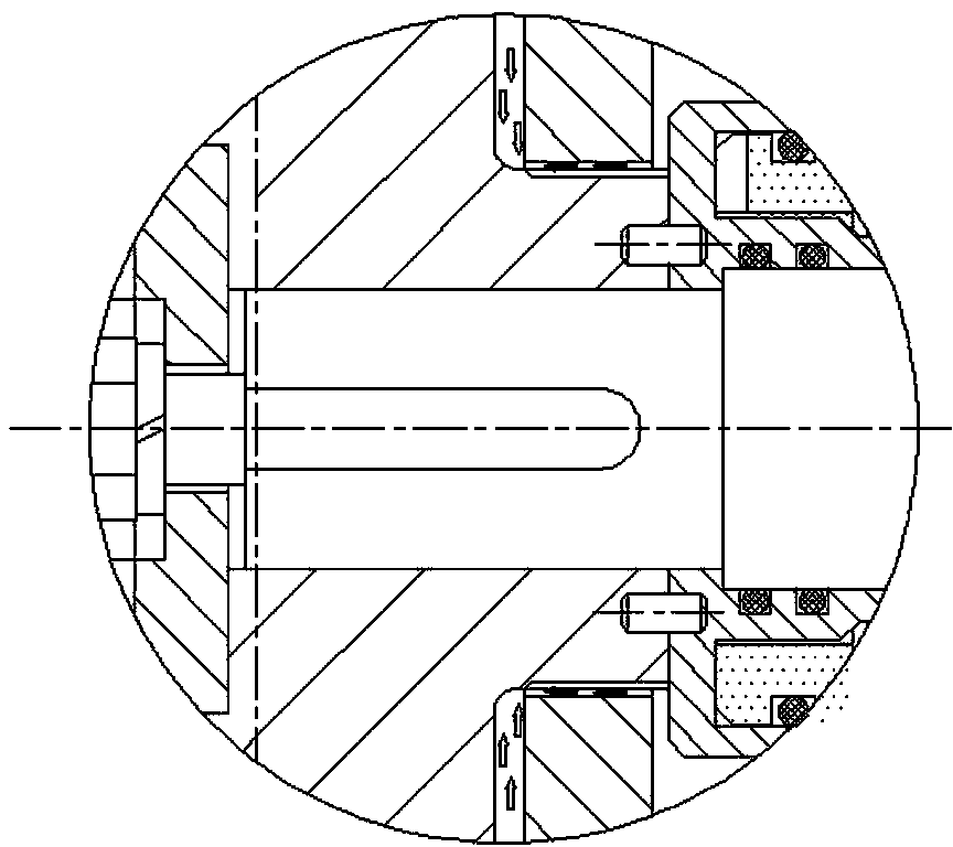 Horizontal high-back-pressure centrifugal pumping set