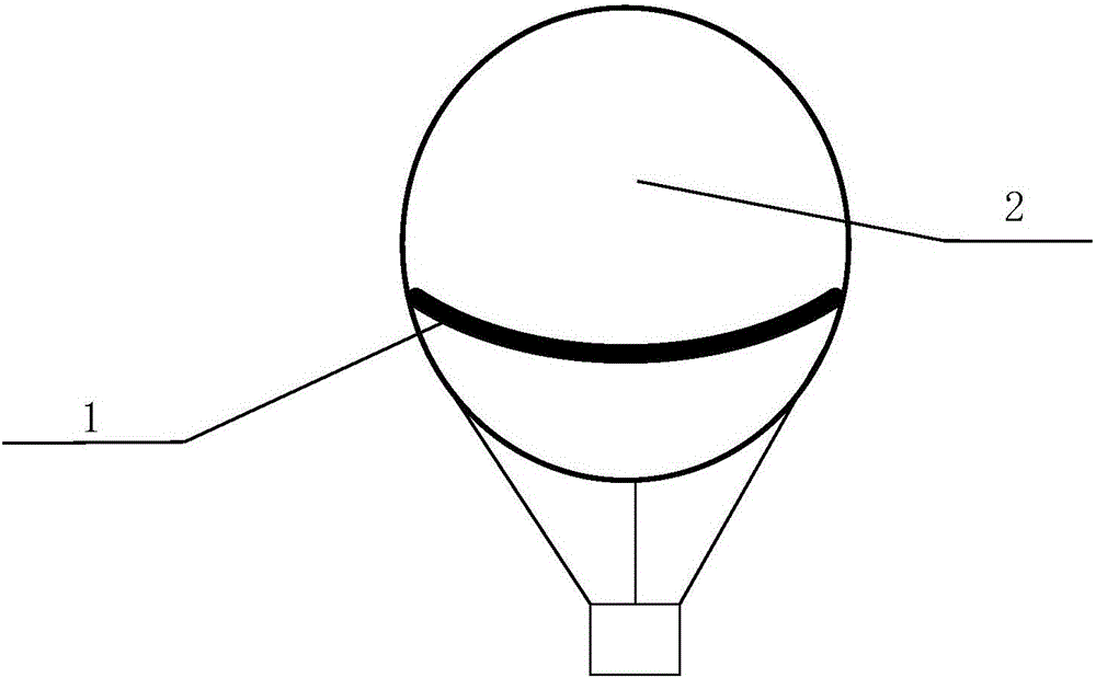 High-altitude balloon with controllable height and controllable track