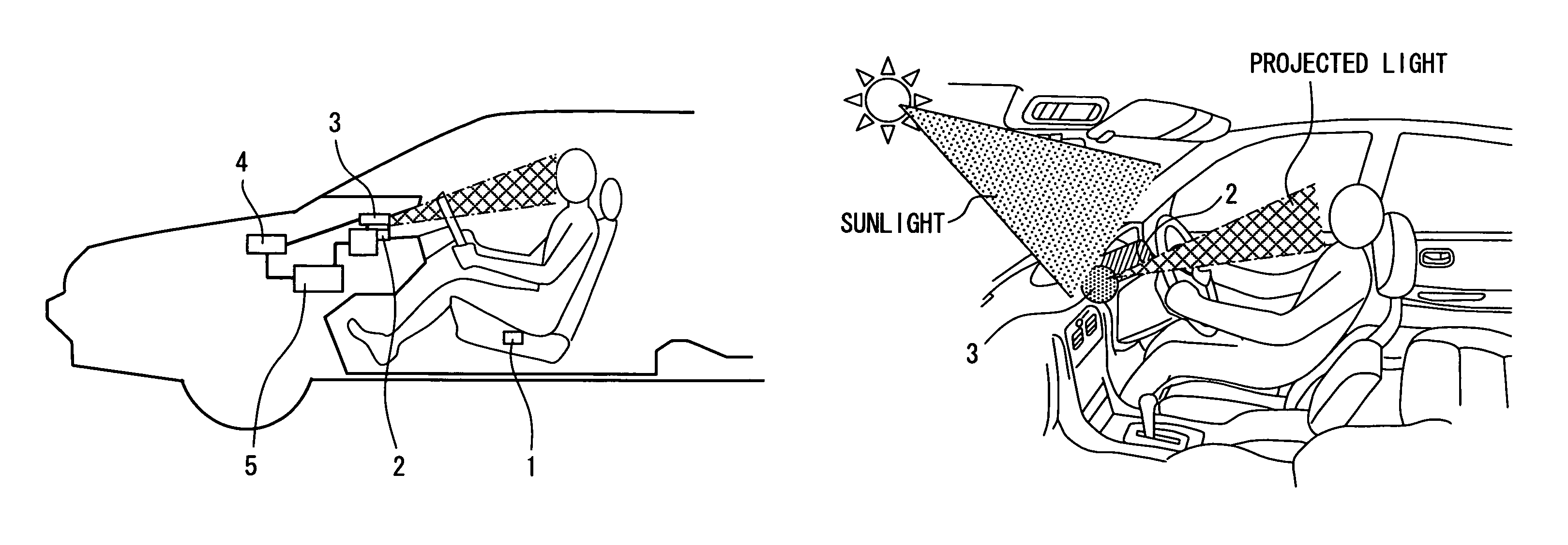 Projector and image pickup apparatus