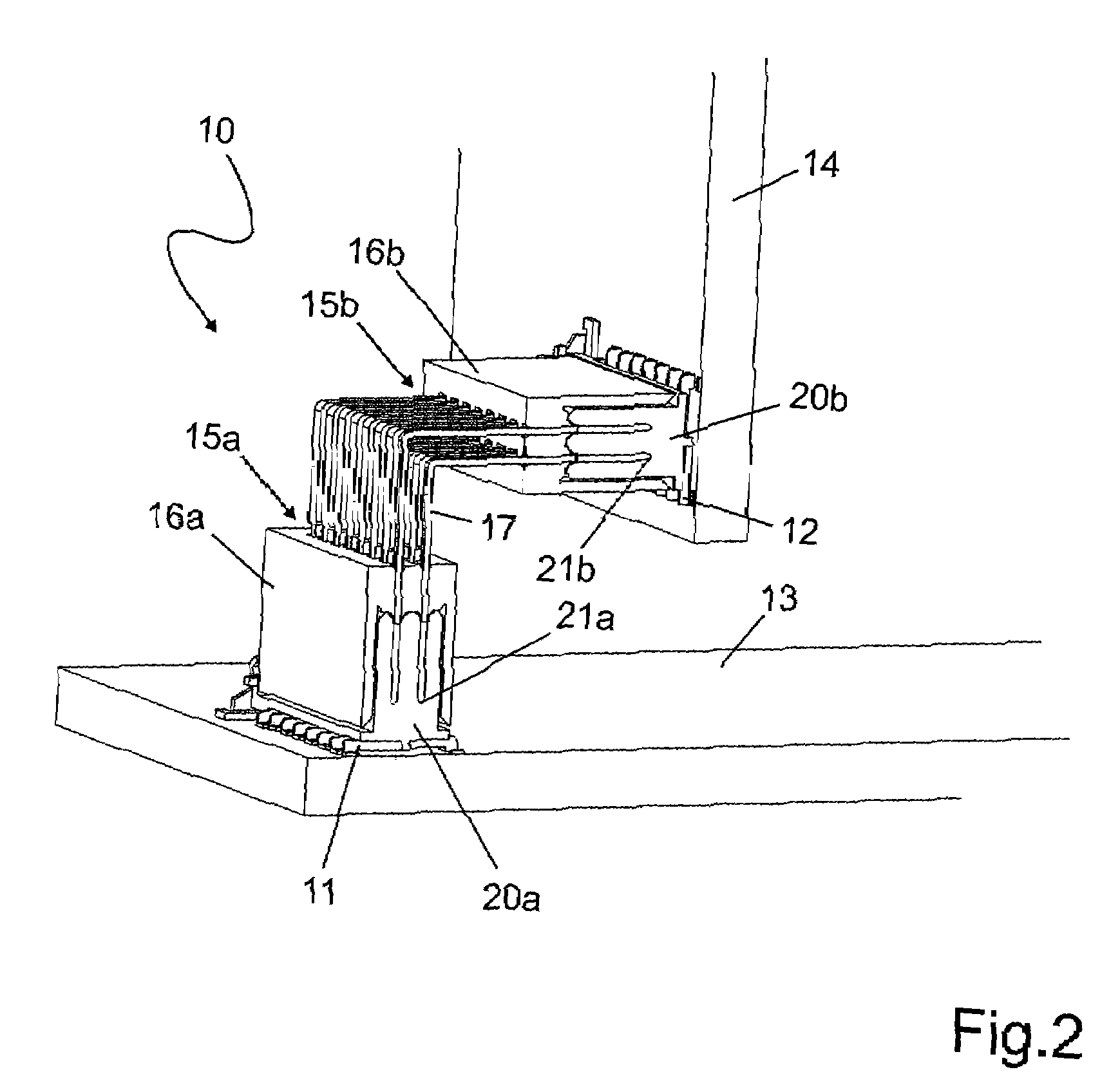 Plug connection adapter