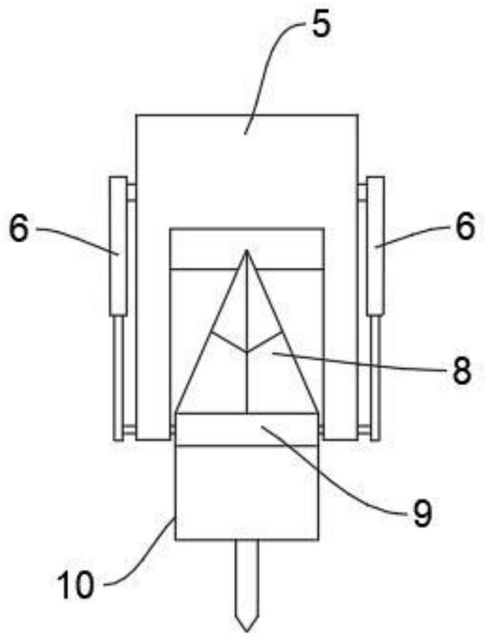 Soil and stone crushing operation device