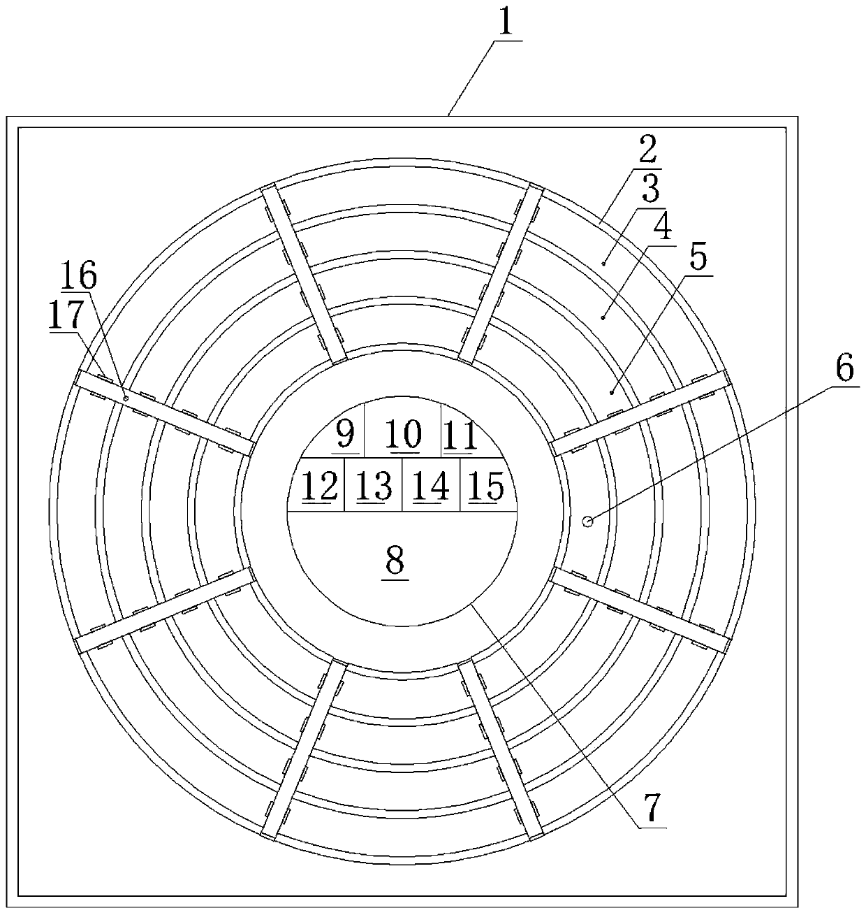 Ecological agriculture circulation system integrating agriculture, forestry, animal husbandry, biogas engineering and greenhouse