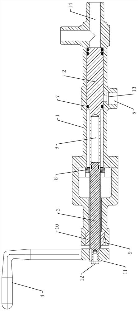 Manual safe sampling device