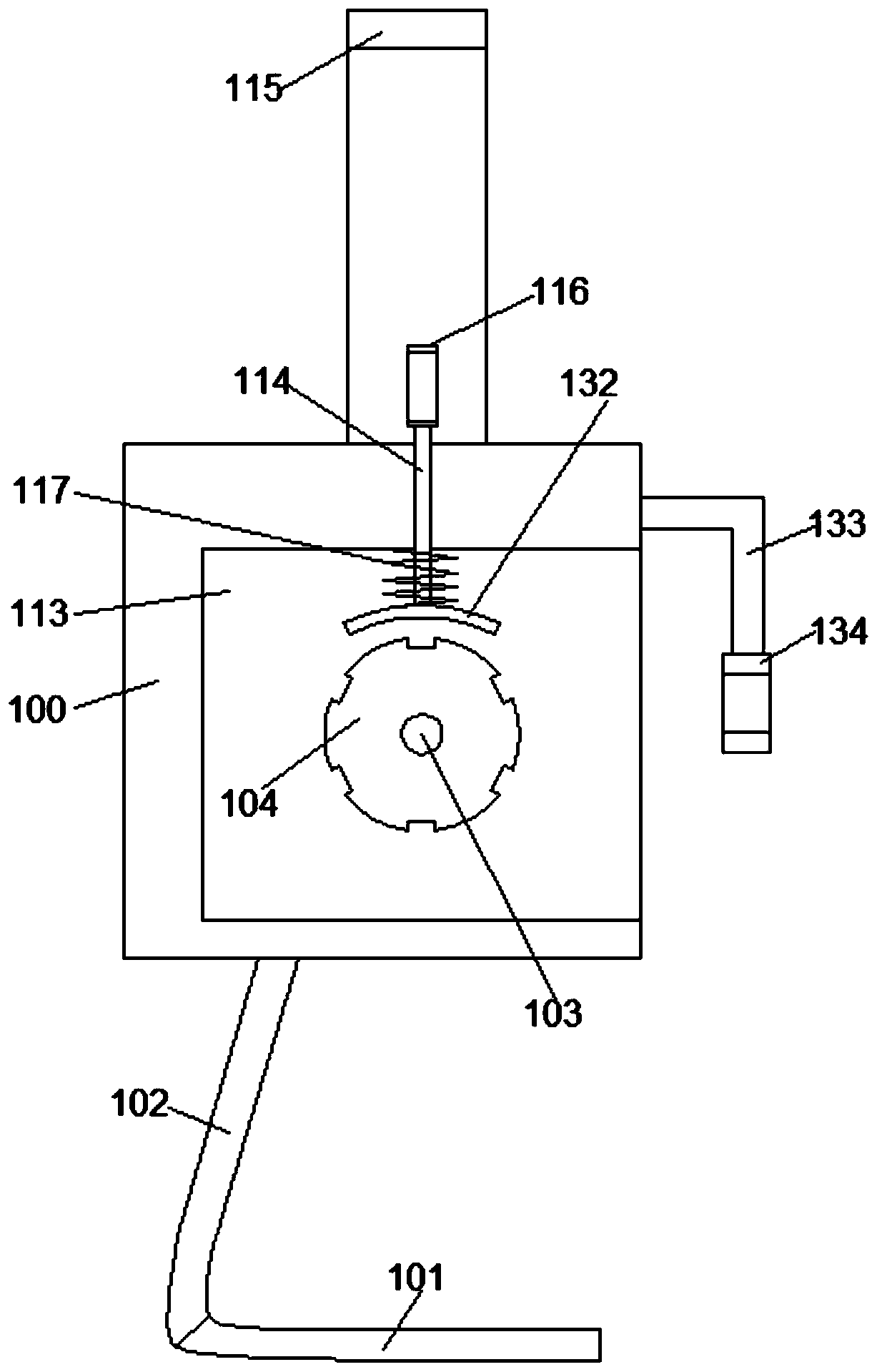 Winding device for recording equipment cables in movie and television projects