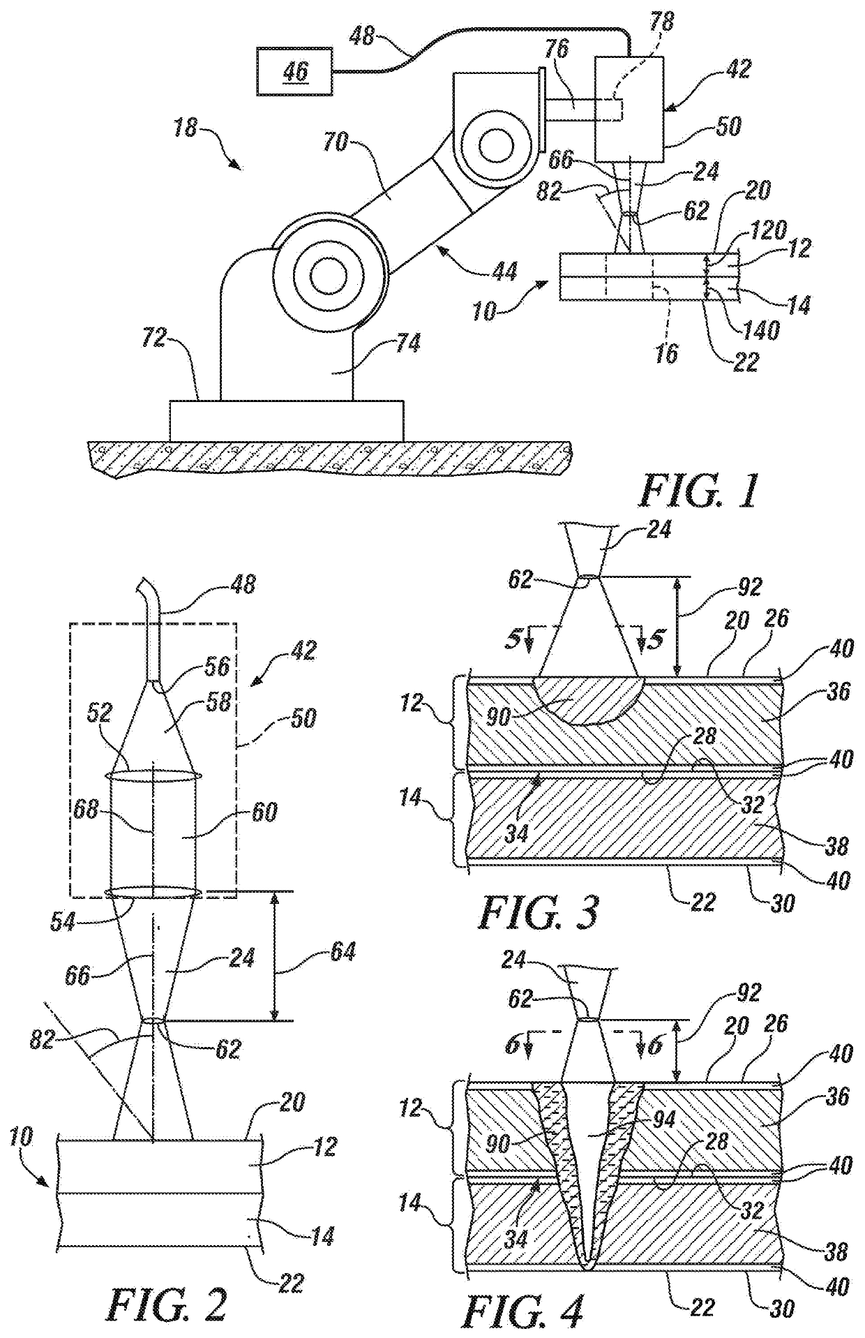 Method of laser spot welding coated steels